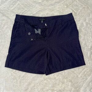 Willi Smith Dark Blue Women's dress shorts